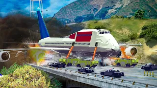 Emergency Landings On The Road - Airplane Crashes & Unplanned Landings! Besiege plane crash