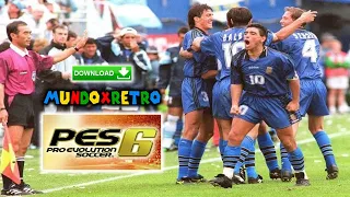 Argentina vs Grecia - PES 6 - Fifa World Cup 1994  - pes 6 mundial usa 1994 - download - descargar