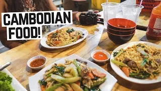 Delicious CAMBODIAN STREET FOOD! Khmer Noodles + Exploring Phnom Penh