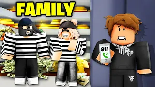 My Family Were Secretly CRIMINALS.. So I Called COPS! (Brookhaven RP)