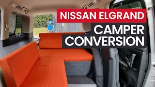 VAN TOUR: Nissan Elgrand Camper Conversion