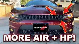 Dodge Charger Hellcat Lower Airbox + Air Tube Install ✔️