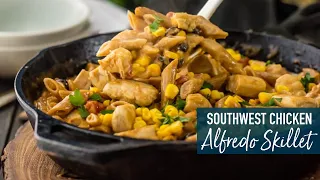 Southwest Chicken Alfredo Skillet!