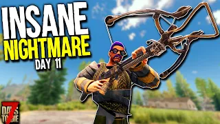 A NEW STEALTH WEAPON! - 7 Days to Die: Insane Nightmare - Day 11