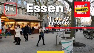 Essen Germany Walking Tour 4K City Center Walk