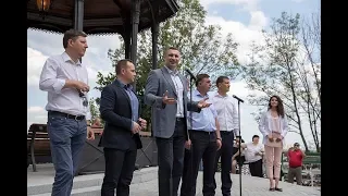 Кличко відкрив оновлений парк "Володимирська гірка"