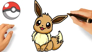 HOW TO DRAW EEVEE EASY | DRAWING POKÉMONS