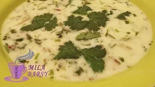 Армянский кисломолочный суп "Спас" или "Танапур" (Armenian sour-milk soup "Spas")