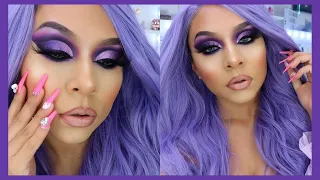 OJOS SEDUCTORES EN MORADO ( LOOK DRAMÁTICO)