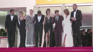 Xavier Dolan and his cast on the red carpet went out of the Premiere of Juste La Fin Du Monde in Can