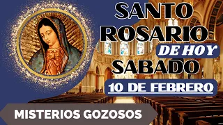 SANTO ROSARIO DE HOY SABADO 10 DE FEBRERO DEL 2024 🌸MISTERIOS GOZOSOS🌸SANTO ROSARIO MEDITADO