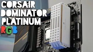 Corsair Dominator Platinum RGB Unboxing and XMP setup for 3600MHz