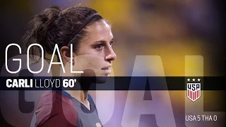 WNT vs. Thailand: Carli Lloyd Second Goal - Sept. 15, 2016