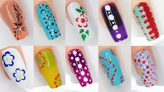 15+ Beautiful Dotted Nail Art Designs | Easy Nailart For Beginners #nailart #easynailart #naildesign