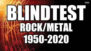 Blindtest International medium - 1950-2020 - Rock/Metal (guess the song)