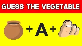 Can You Guess The Vegetable By Emoji? | Emoji Puzzles