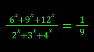 Can You Solve An Exponential Equation?