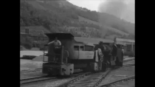 Hütte Donawitz Steiermark   Innerbetrieblicher Bahnverkehr 1974