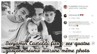 Benjamin Castaldi fier : ses quatre garçons réunis sur une même photo...