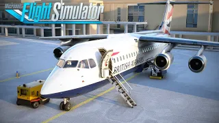 Just Flight 146 Professional - A Brilliant Little Jet! | Full Review | Microsoft Flight Simulator