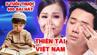 CẬU BÉ 5 TUỔI THUỘC 400 BÀI HÁT VÀ GIỌNG CA SIÊU KHỦNG Khiến Trấn Thành Xúc Động | THVL