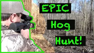 EPIC HOG HUNT!! 2 BOARS DOWN!!