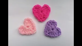 Да плетем Сърчице / Бърз и лесен модел на една кука стъпка по стъпка / Crochet a Heart /Step by step
