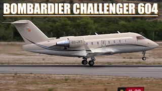 Bombardier Challenger 604 Close-up Takeoff - Dubrovnik Airport DBV/LDDU