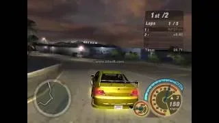 Need for Speed Underground 2 - Brian O'Conner (Paul Walker) vs Caleb - EVO (2 Fast 2 Furious) vs GTO