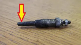 CAUTION if the TIP of the heater PARTS INSIDE the engine, glow plug