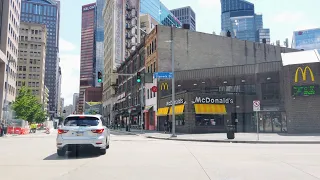 Driving around in Downtown Pittsburgh, PA