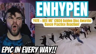 ENHYPEN - 'Fate + Bite Me' (2024 Golden Disc Awards) Dance Practice Reaction!