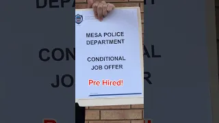 Pre-hire with Mesa Police