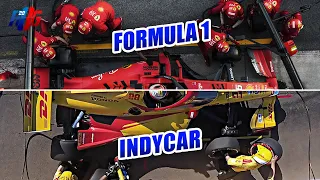 The Difference Between IndyCar And F1 Pit Stops! | Romain Grosjean