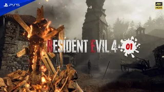 Resident Evil 4 Remake (PS5) Part 1 : Prologue | 4K HDR 60 FPS (FR)