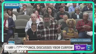 Heated debate continues as Tampa City Council discusses Ybor curfew