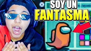 AMONG US PERO SOY UN FANTASMA 😱👻 | Asustamos a todos... | Pathofail