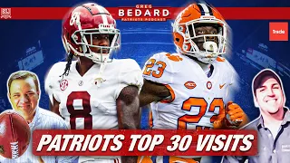 Patriots Top-30 Pre Draft Visits & What They Mean | Greg Bedard Patriots Podcast