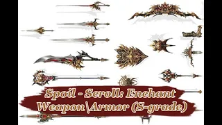 Spoil - Scroll: Enchant WeaponArmor (S-grade) 80 Хиро Рифт (Heros Rift) 75-85