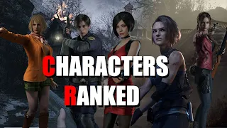 I RANKED Every PLAYABLE CHARACTER In Resident Evil