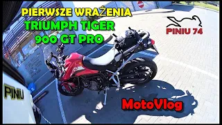 Triumph Tiger 900 GT Pro! Pierwsze wrażenia! MotoVlog