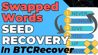 Wallet Seed Recovery with Swapped Seed Words (BTCRecover Bitcoin Usage Example)