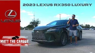 Does 2023 Lexus RX 350 Luxury has what it takes to continue the reign as most popular SUV?