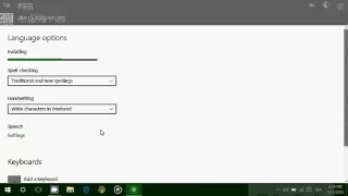 Windows 10 How to change the default language by installing language packs