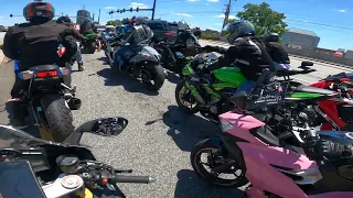 Taking My RSV4 to Dainese Atlanta with FastLaneD, BlondieMoto, RedSpade and Kudas