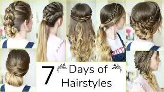 7 Days of Hairstyles! | A Week of Hairstyles | Braidsandstyles12