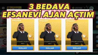 3 BEDAVA EFSANEVİ AJAN AÇTIM ! DREAM LEAGUE SOCCER 2023