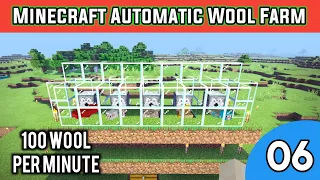 Automatic Wool Farm IN Minecraft || Solo Survival Series Episode 06 • ZenXpro