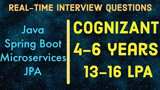 COGNIZANT INTERVIEW QUESTIONS AND ANSWERS FOR EXPERIENCED | COGNIZANT | REALTIME INTERVIEW QUESTIONS