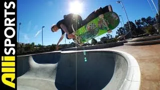 How To Backside Air, Willis Kimbel, Alli Sports Skateboard Step By Step Trick Tips